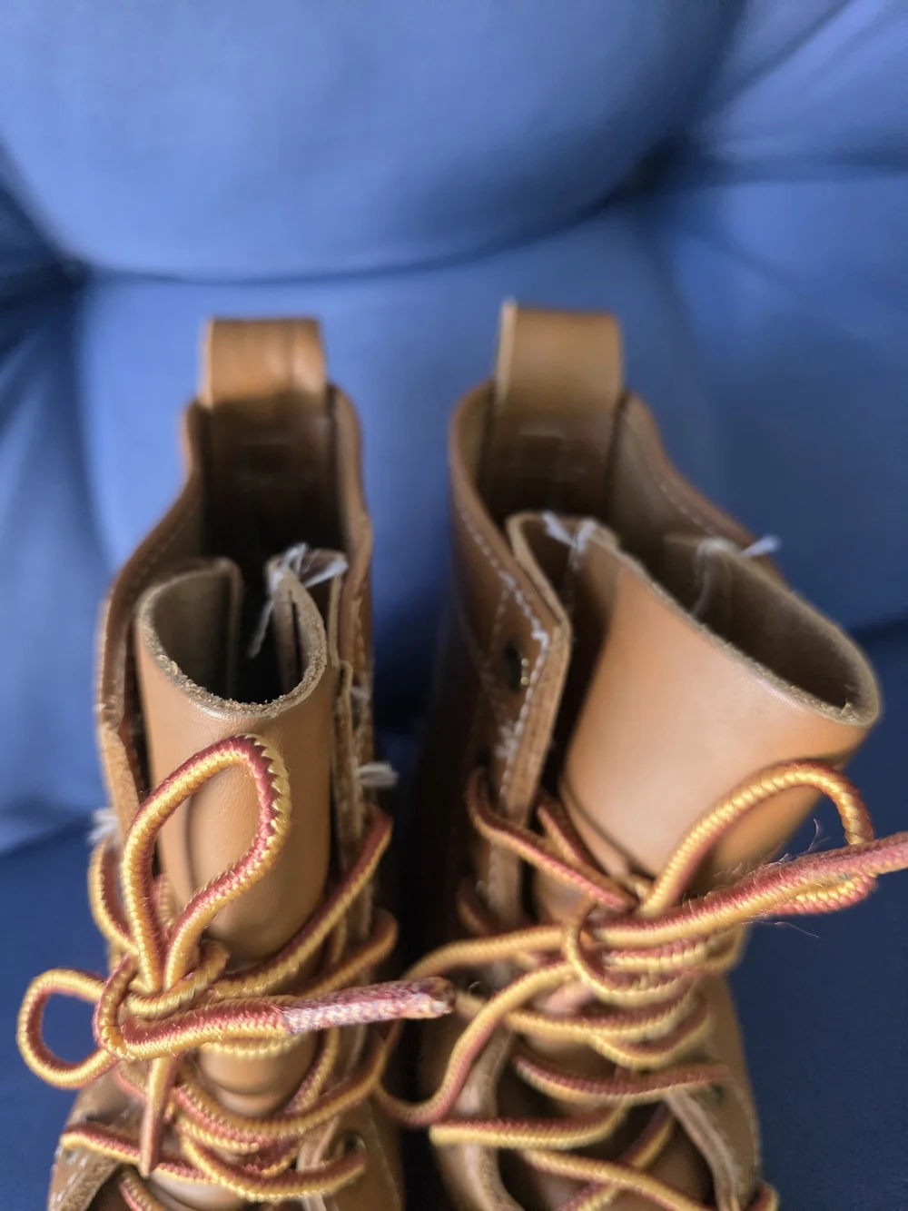 L.L. Bean Bean Boots Women's 8 Brown Leather Waterproof Duck Boots USA Made